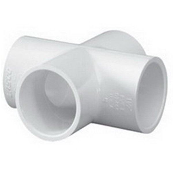 Lasco Fittings 0.75 in. Socket Cross PV420007